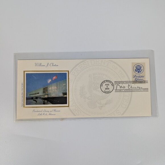 First Day of Issue Stamp Presidential Libraries William Jefferson Clinton 2005 - Picture 1 of 6